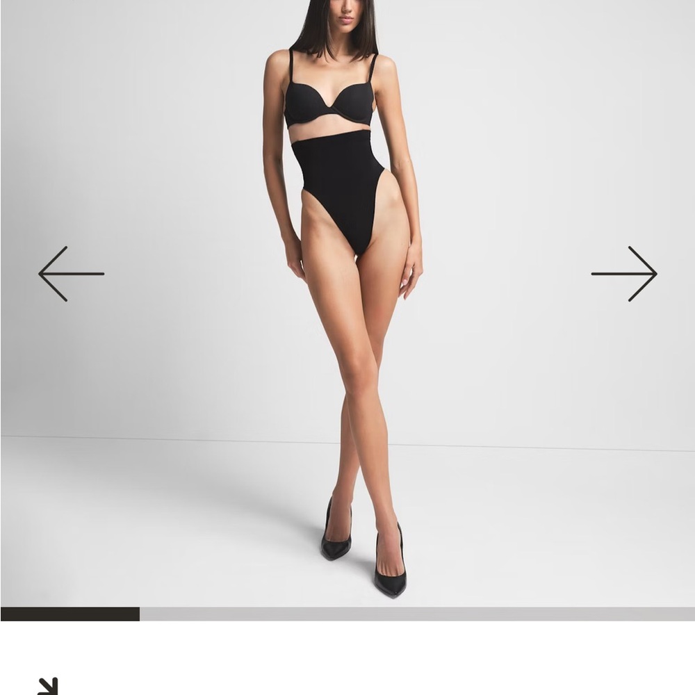 Skims tummy control high waist thong (never worn)